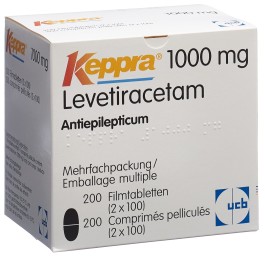 KEPPRA cpr pell 1000 mg 2 x 100 pce