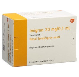 IMIGRAN spray nasal 20 mg 6 x 1 dos