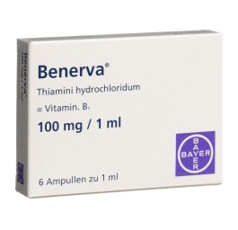 BENERVA sol inj 100 mg/ml 6 amp 1 ml