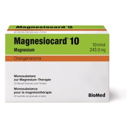 MAGNESIOCARD gran 10 mmol orange sach 20 pce
