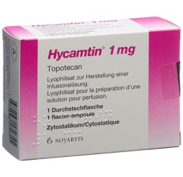 HYCAMTIN subst sèche 1 mg flac