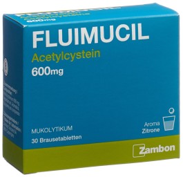 FLUIMUCIL cpr eff 600 mg adult citron 30 pce