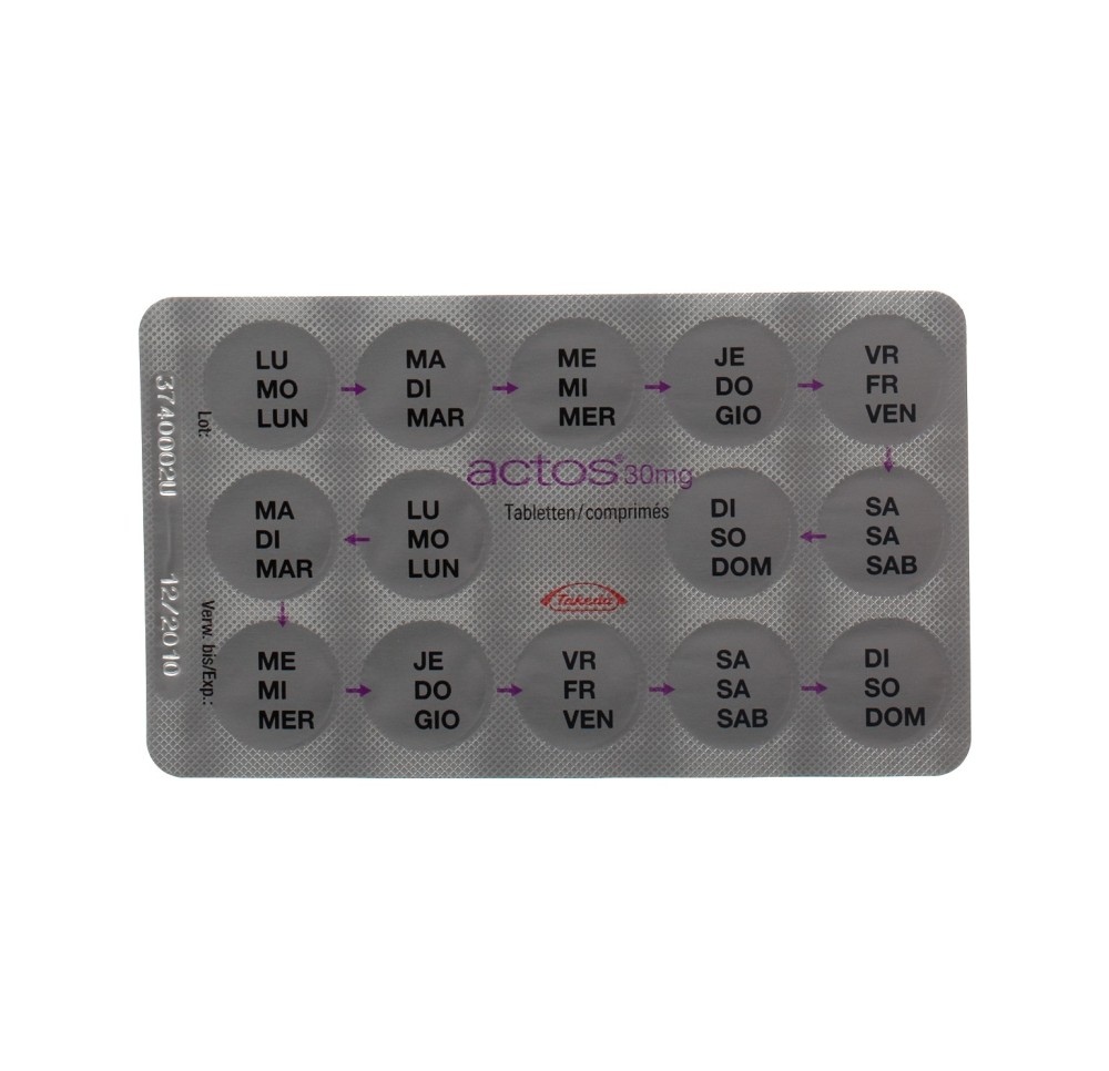 ACTOS cpr 30 mg 98 pce ACTOS cpr 30 mg 98 pce