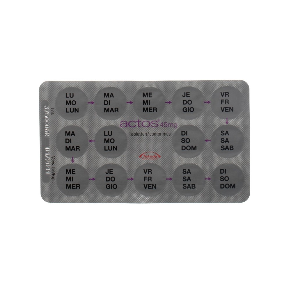 ACTOS cpr 45 mg 98 pce ACTOS cpr 45 mg 98 pce