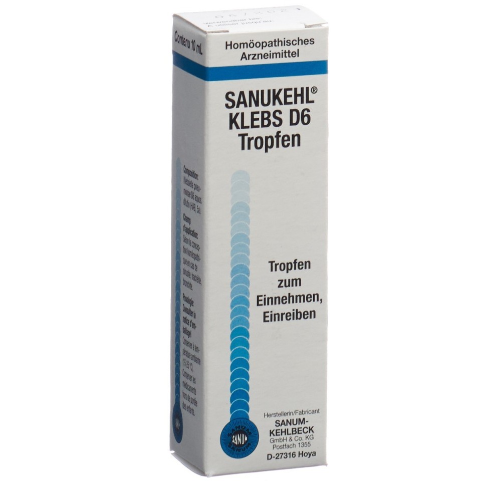 SANUKEHL Klebs gouttes 6 D fl 10 ml SANUKEHL Klebs gouttes 6 D fl 10 ml