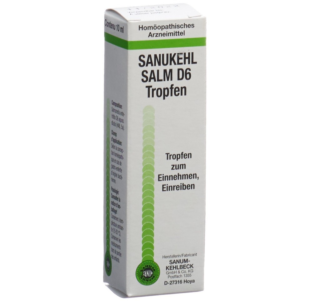 SANUKEHL Salm gouttes 6 D fl 10 ml SANUKEHL Salm gouttes 6 D fl 10 ml