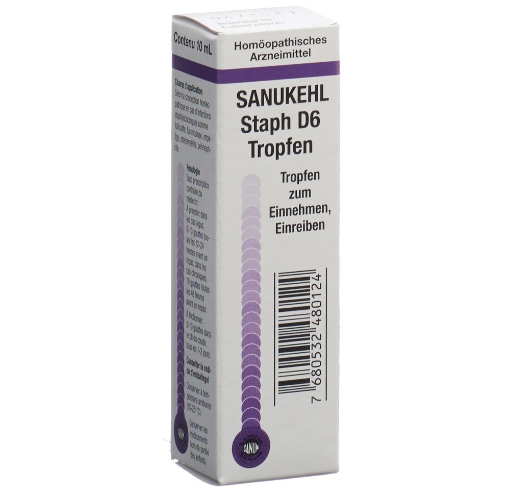 SANUKEHL Staph gouttes 6 D fl 10 ml SANUKEHL Staph gouttes 6 D fl 10 ml