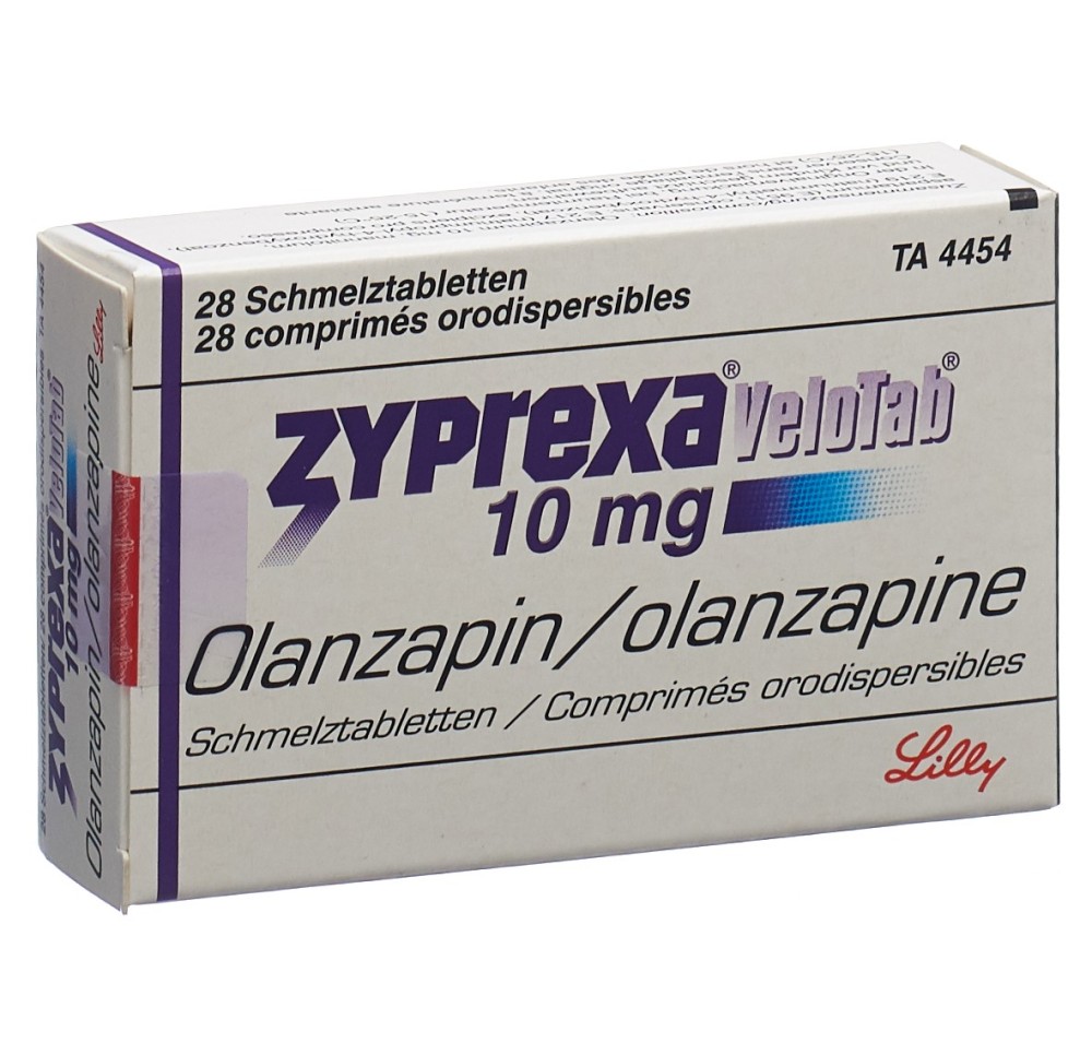 ZYPREXA Velotab cpr orodisp 10 mg 28 pce ZYPREXA Velotab cpr orodisp 10 mg 28 pce