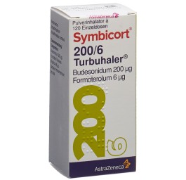 SYMBICORT 200/6 turbuhaler 120 dos