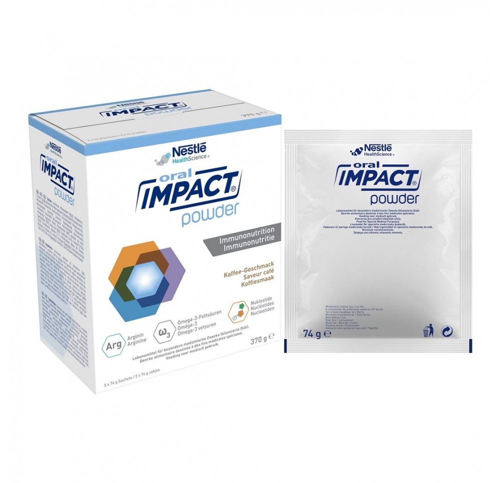 Impact Oral immunonutrition pdr café 5 sach 74 g