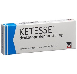 KETESSE cpr pell 25 mg 20 pce