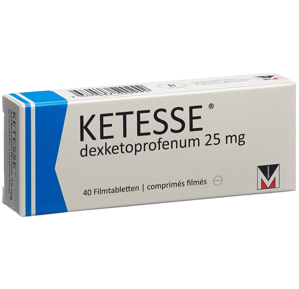 KETESSE cpr pell 25 mg 40 pce KETESSE cpr pell 25 mg 40 pce