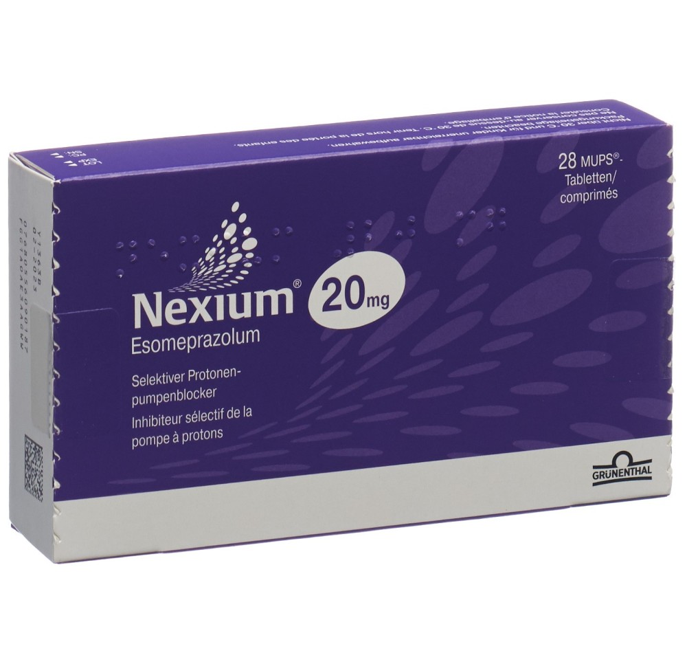 NEXIUM Mups cpr 20 mg 28 pce NEXIUM Mups cpr 20 mg 28 pce