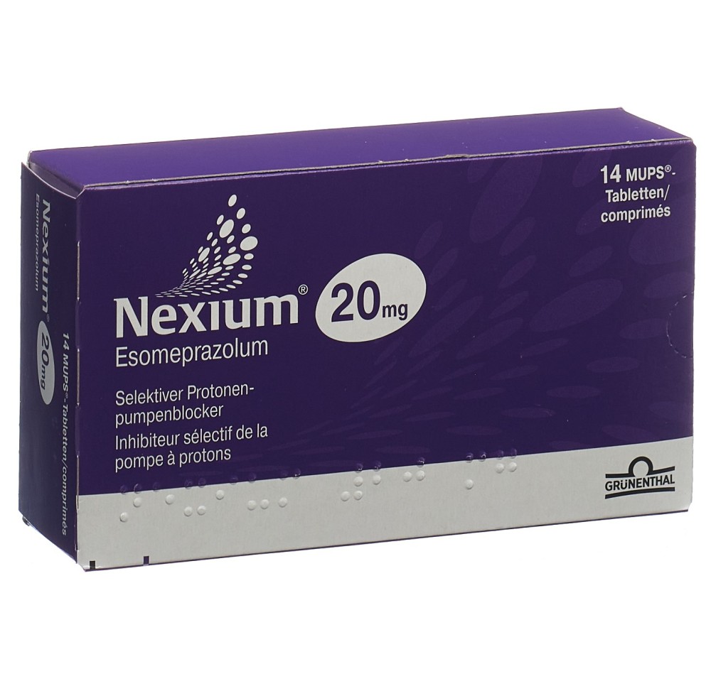 NEXIUM Mups cpr 20 mg 14 pce NEXIUM Mups cpr 20 mg 14 pce