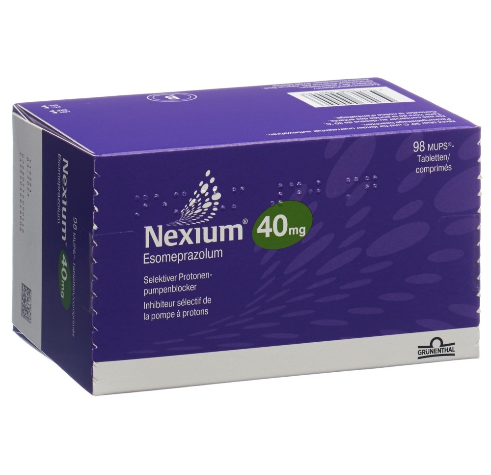 NEXIUM Mups cpr 40 mg 98 pce NEXIUM Mups cpr 40 mg 98 pce