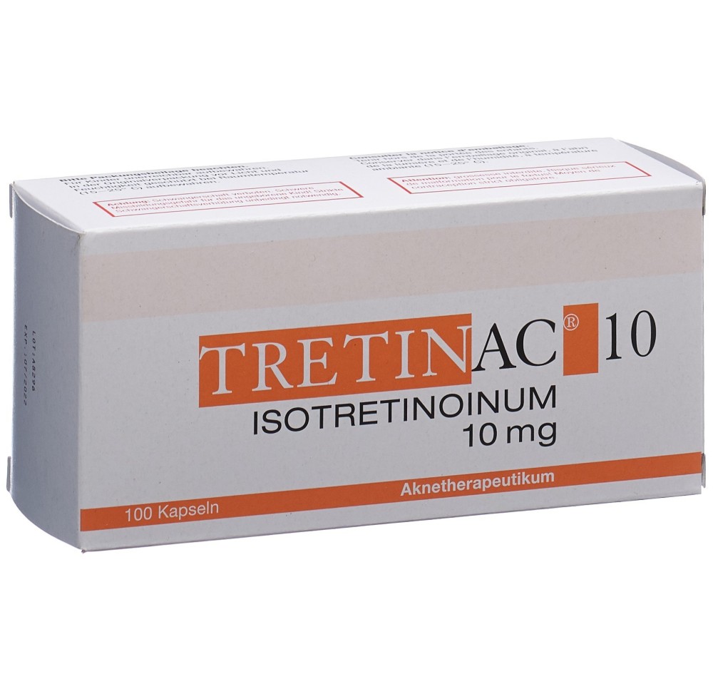 TRETINAC caps moll 10 mg 100 pce TRETINAC caps moll 10 mg 100 pce