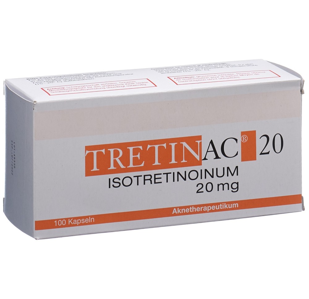 TRETINAC caps moll 20 mg 100 pce TRETINAC caps moll 20 mg 100 pce