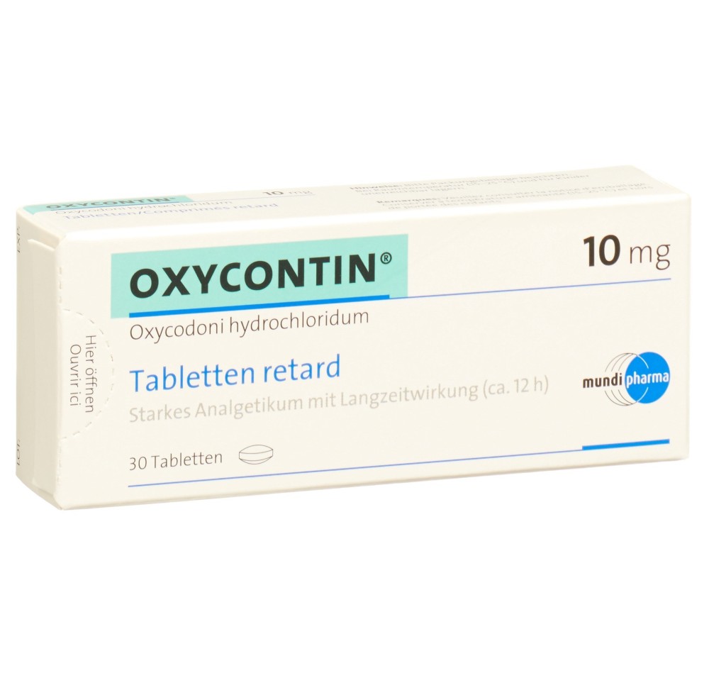 OXYCONTIN cpr ret 10 mg 30 pce OXYCONTIN cpr ret 10 mg 30 pce