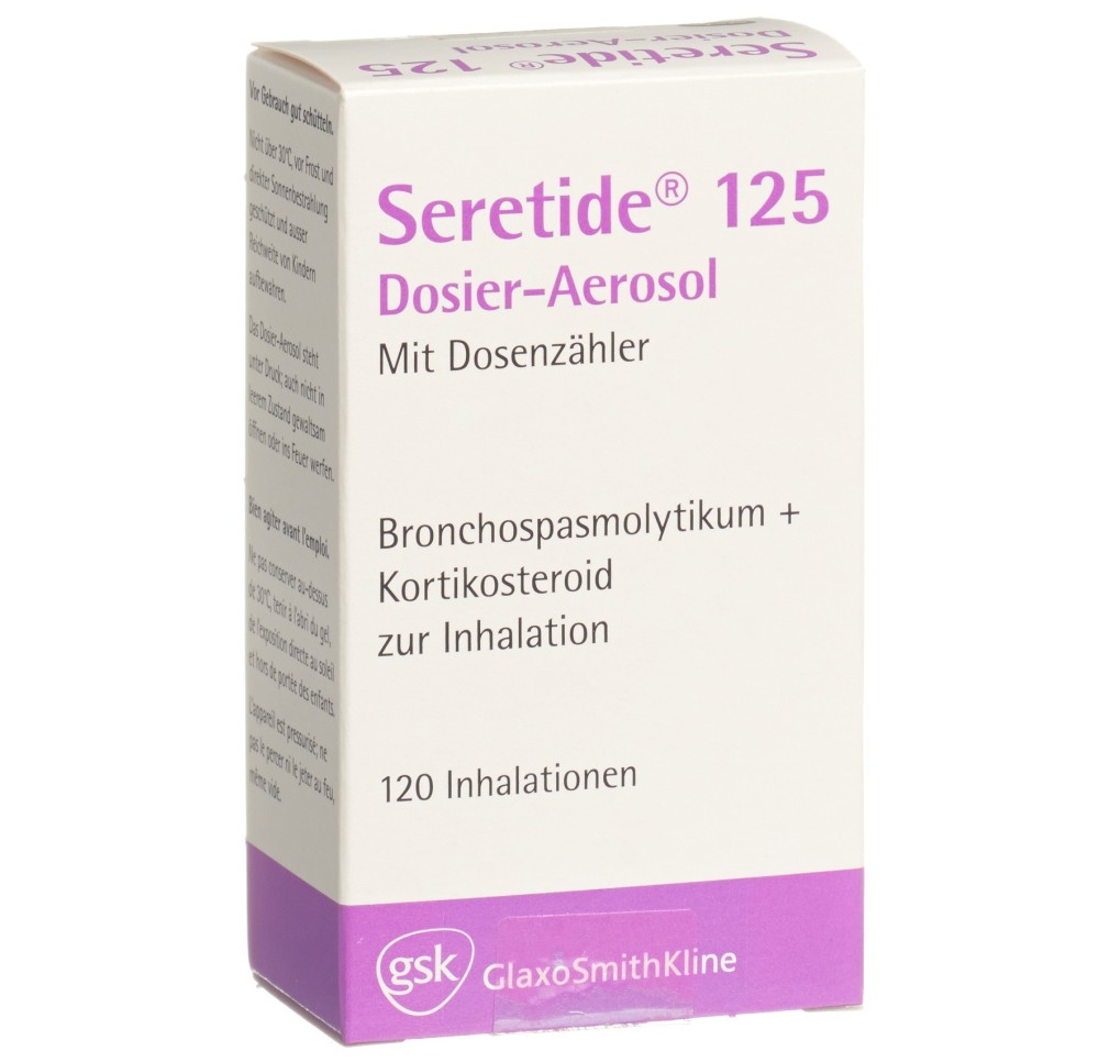 SERETIDE 125 aéros doseur 120 dos SERETIDE 125 aéros doseur 120 dos