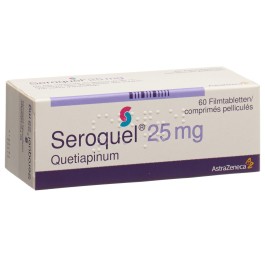 SEROQUEL cpr pell 25 mg 60 pce