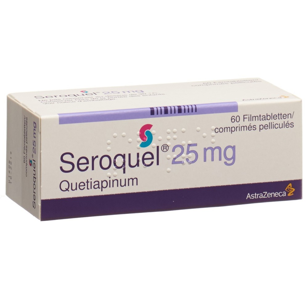 SEROQUEL cpr pell 25 mg 60 pce SEROQUEL cpr pell 25 mg 60 pce