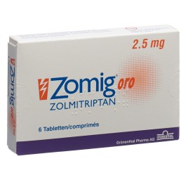 ZOMIG oro cpr 2.5 mg 6 pce