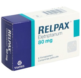 RELPAX cpr pell 80 mg 6 pce