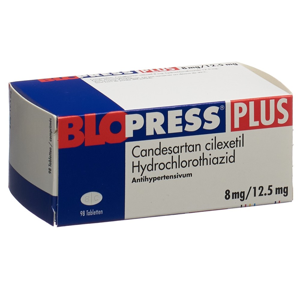 BLOPRESS plus cpr 8/12.5 mg 98 pce BLOPRESS plus cpr 8/12.5 mg 98 pce