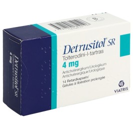 DETRUSITOL SR caps ret 4 mg 14 pce