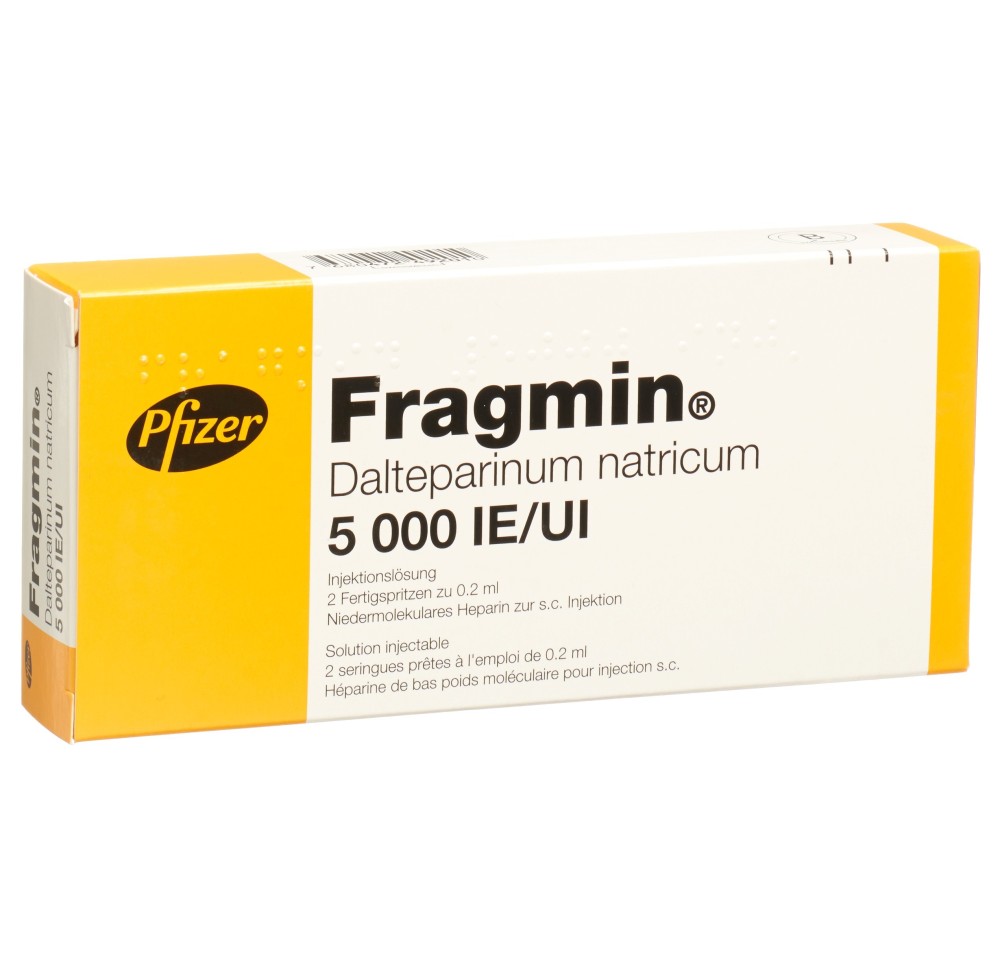 FRAGMIN sol inj 5000 UI/0.2ml 2 ser pré 0.2 ml FRAGMIN sol inj 5000 UI/0.2ml 2 ser pré 0.2 ml