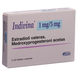 INDIVINA cpr 1mg/5mg 3 x 28 pce