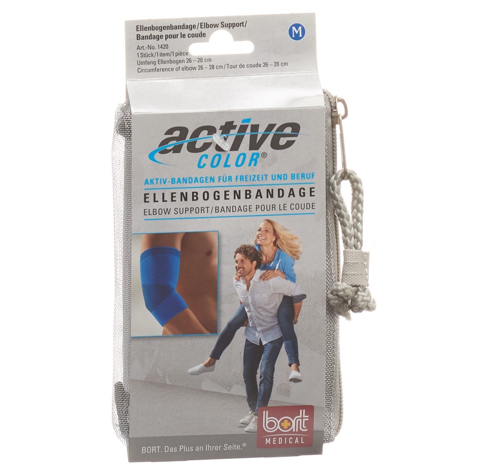 BORT ActiveColor coudière S -26cm bleu BORT ActiveColor coudière S -26cm bleu