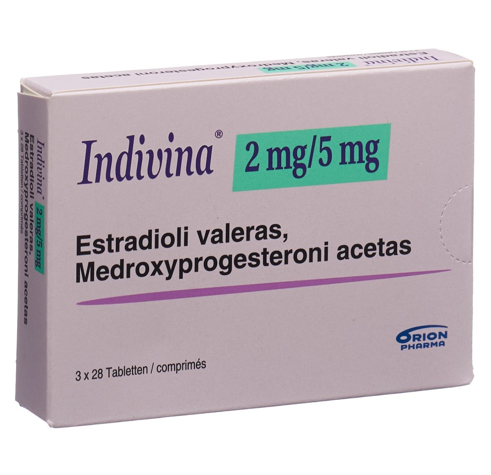 INDIVINA cpr 2mg/5mg 3 x 28 pce INDIVINA cpr 2mg/5mg 3 x 28 pce