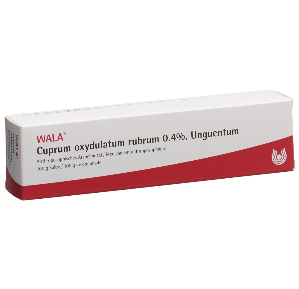 WALA cuprum oxydulatum rubrum ong 0.4 % tb 100 g WALA cuprum oxydulatum rubrum ong 0.4 % tb 100 g