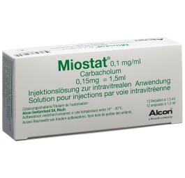 MIOSTAT sol inj 12 amp 1.5 ml