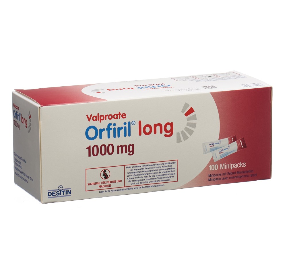 ORFIRIL long mini cpr ret 1000 mg sach 100 pce