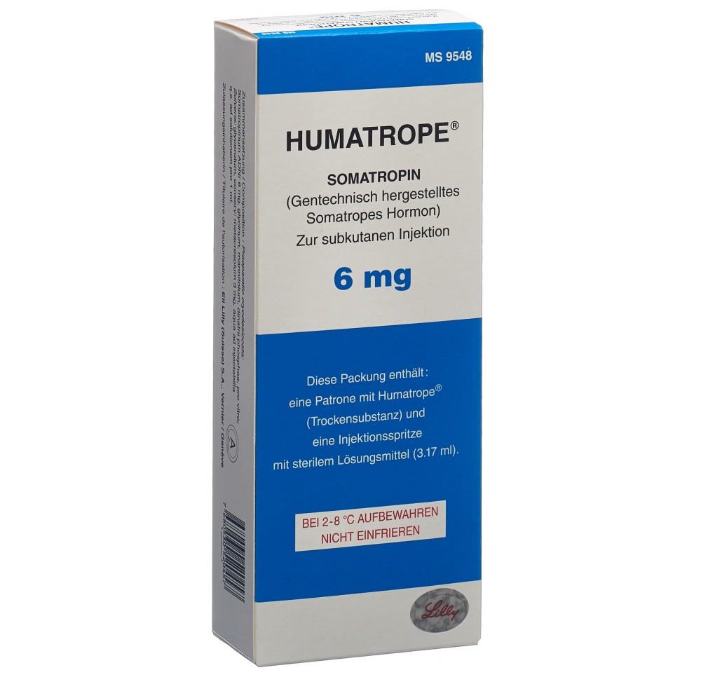 HUMATROPE subst sèche 6 mg c solv amp HUMATROPE subst sèche 6 mg c solv amp