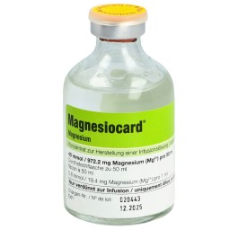 MAGNESIOCARD conc perf 40 mmol/50ml 25 amp 50 ml