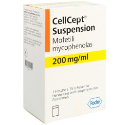 CELLCEPT pdr 200 mg/ml p susp fl 175 ml