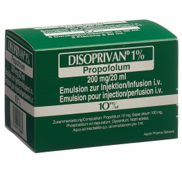 DISOPRIVAN 1% 200 mg/20ml 5 flac 20 ml