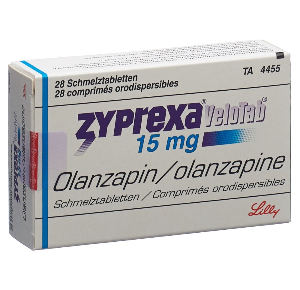 ZYPREXA Velotab cpr orodisp 15 mg 28 pce