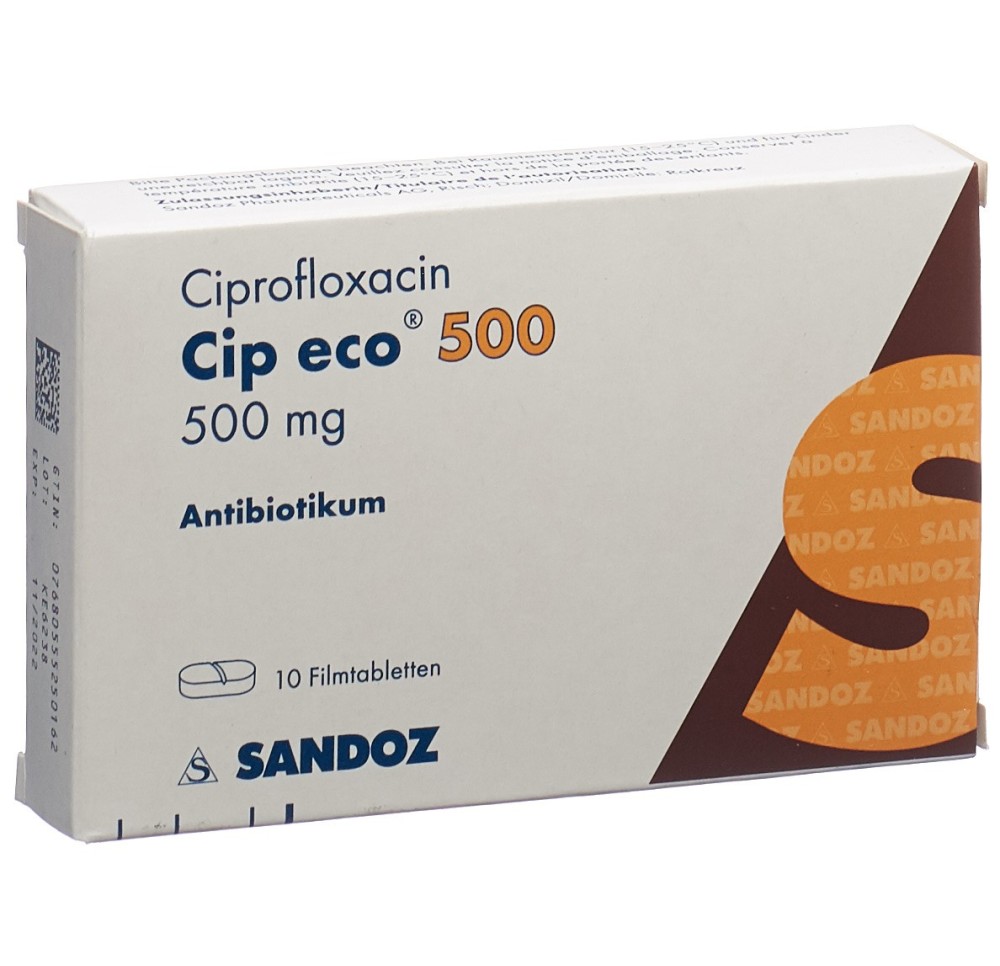 CIP ECO cpr pell 500 mg 10 pce CIP ECO cpr pell 500 mg 10 pce
