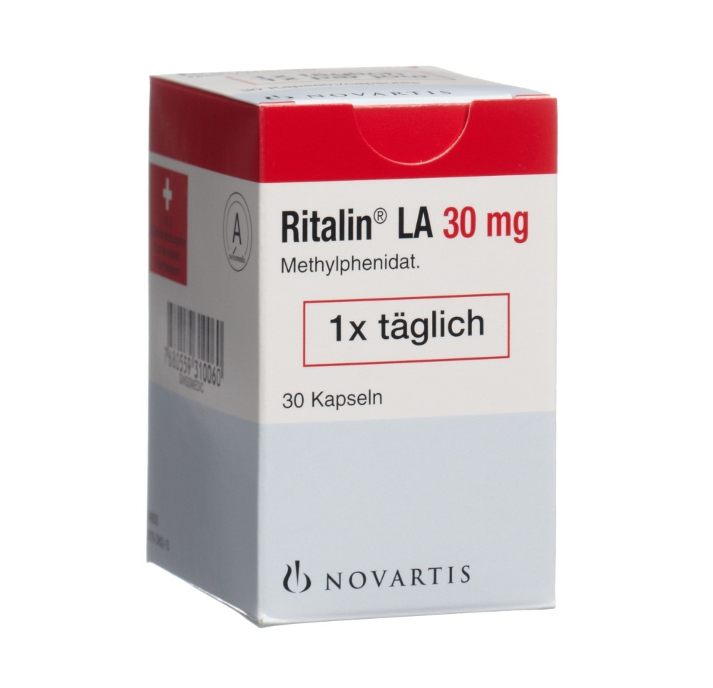 RITALINE LA caps 30 mg bte 30 pce RITALINE LA caps 30 mg bte 30 pce
