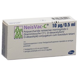 NEISVAC-C susp inj ser pré 0.5 ml