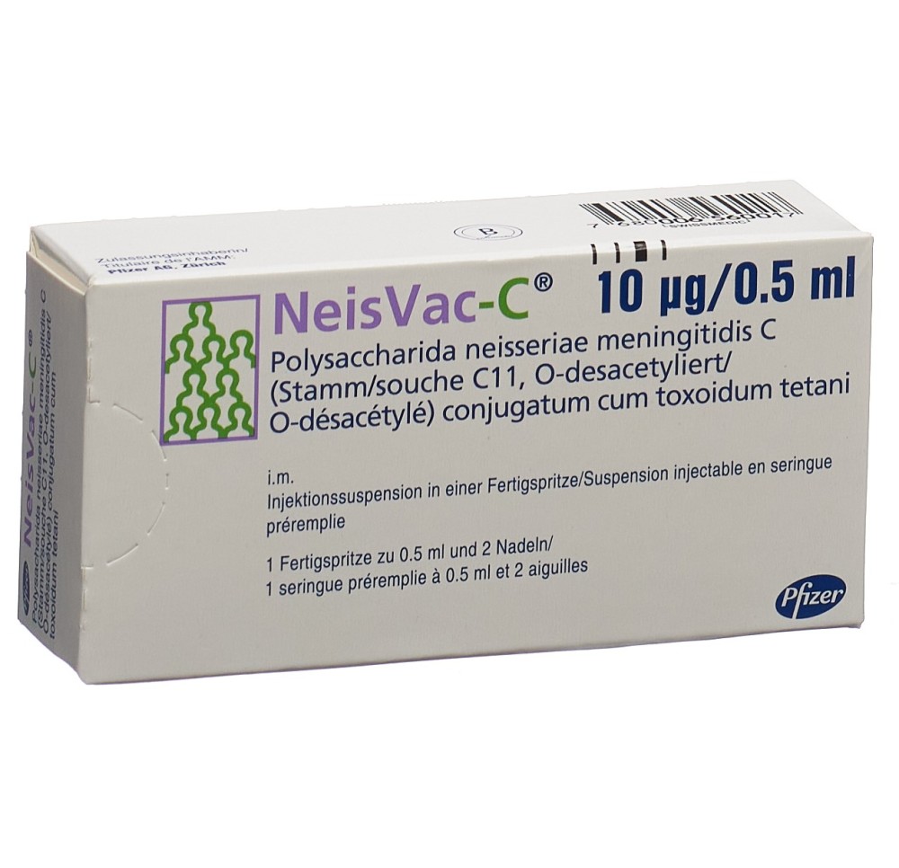 NEISVAC-C susp inj ser pré 0.5 ml NEISVAC-C susp inj ser pré 0.5 ml