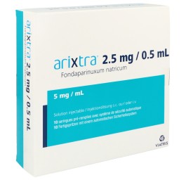 ARIXTRA sol inj 2.5 mg/0.5ml 10 ser pré 0.5 ml