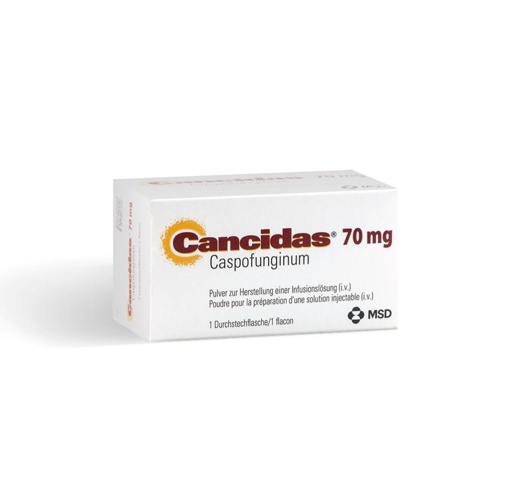 CANCIDAS subst sèche 70 mg flac