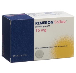 REMERON SolTab cpr orodisp 15 mg 30 pce