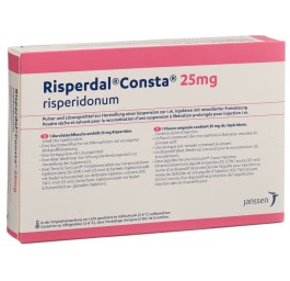 RISPERDAL CONSTA subst sèche 25 mg c sol kit inj