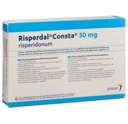 RISPERDAL CONSTA subst sèche 50 mg c sol kit inj